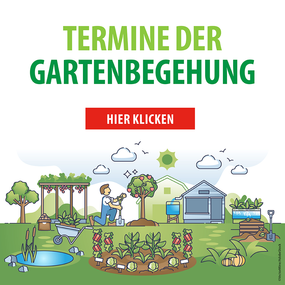 Termine für die Gartenbegehung in der KGA Rathaus Treptow